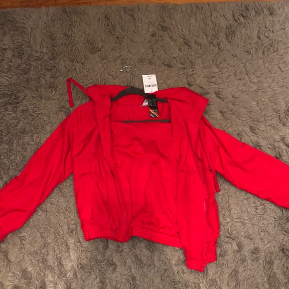 Forever 21 Jackets & Blazers - Red rain jacket Forever 21 Jackets & Blazers - Red rain jacket